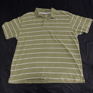 Wrangler‎ Olive green stripped polo